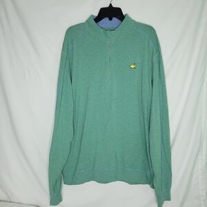 MASTERS TECH Men's 1/4 Zip Green Pullover Lightweight Shirt Jacket XXL